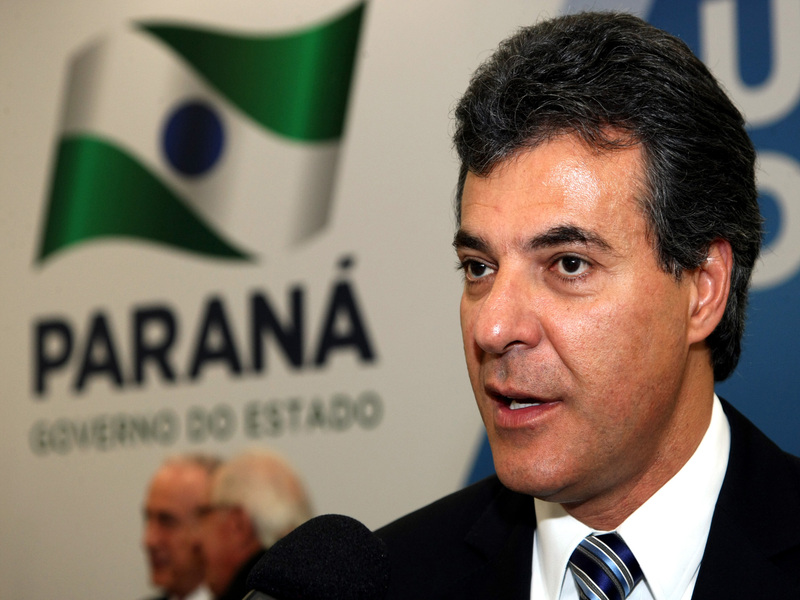 Governador Beto Richa parabeniza Rangel pela reeleição